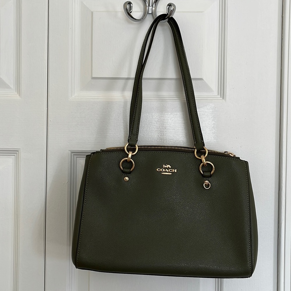 Coach Green Handbag
